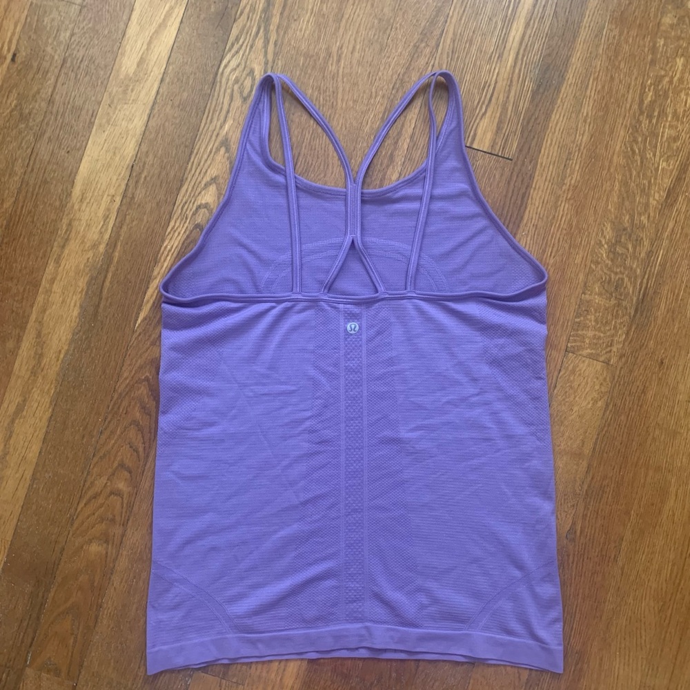 Purple Lululemon tank top size 8